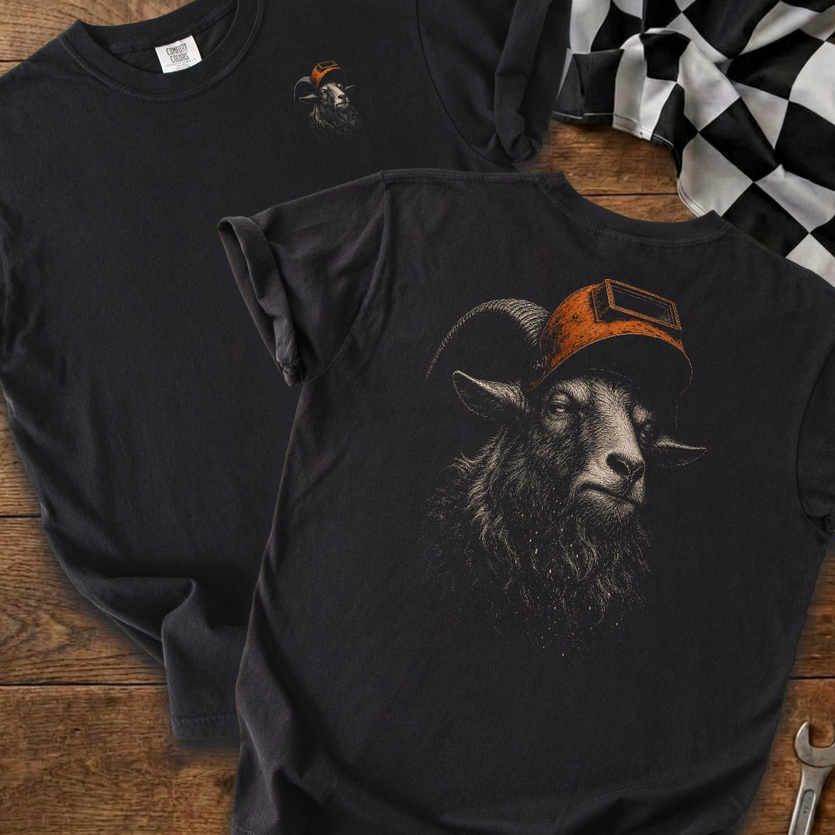Black | Left Chest + Back