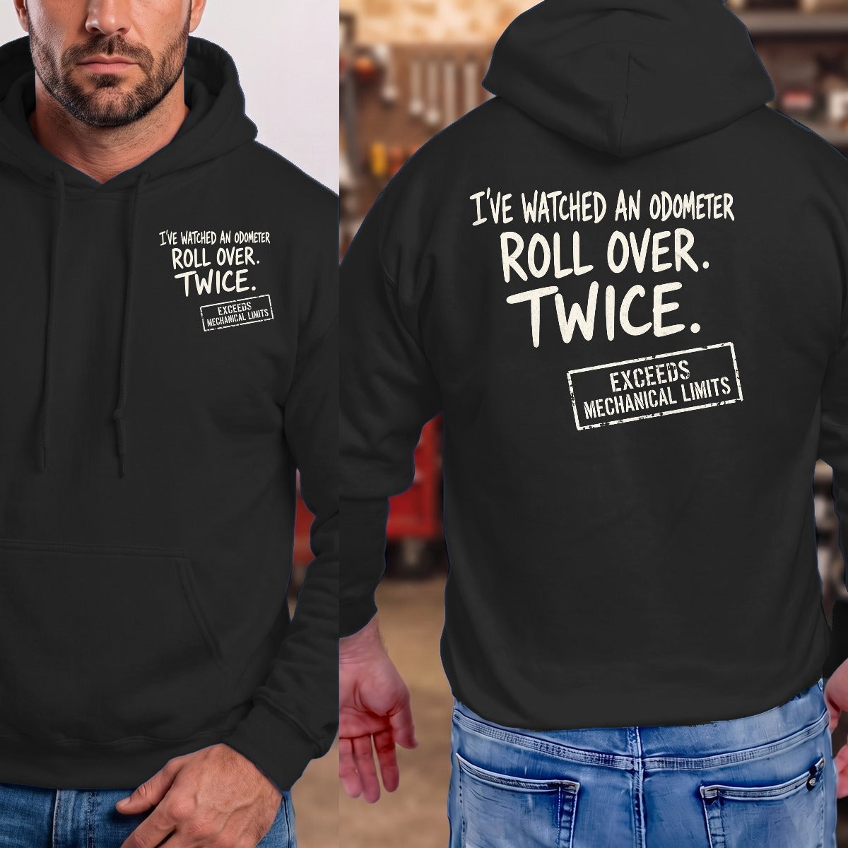 Black | Left Chest + Back