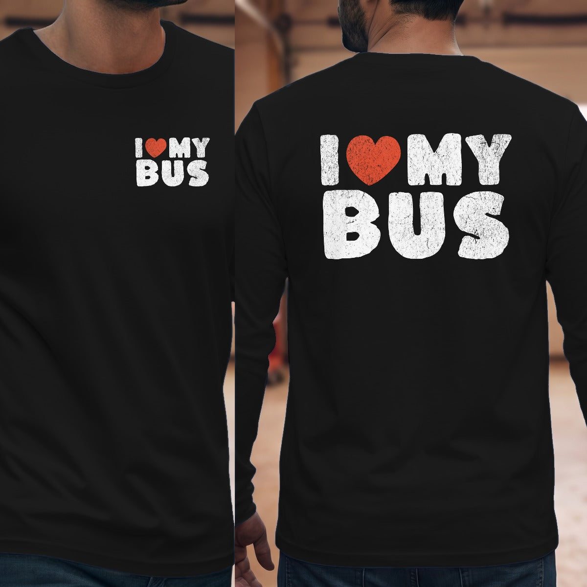 Black | Left Chest + Back
