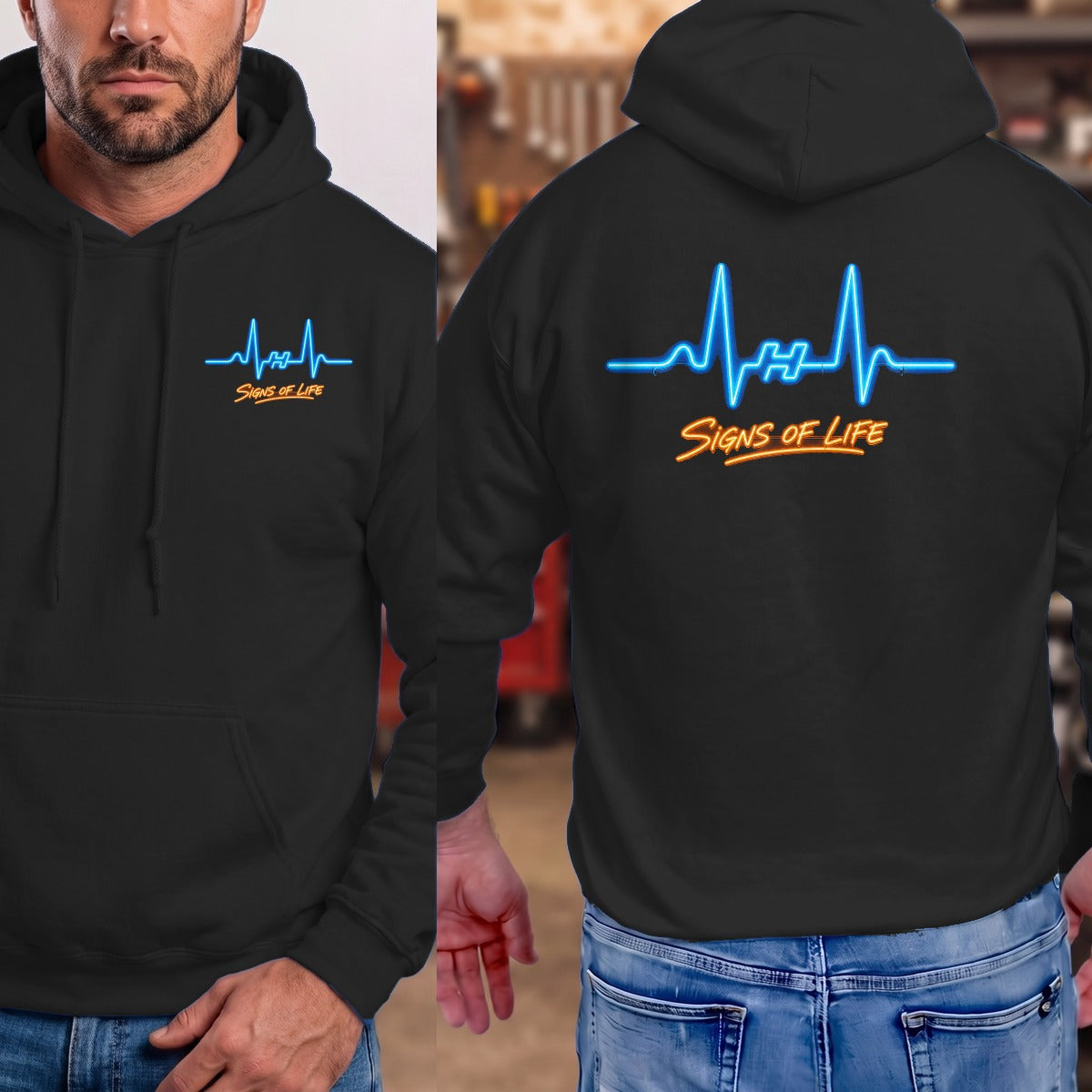 Black | Front & Back
