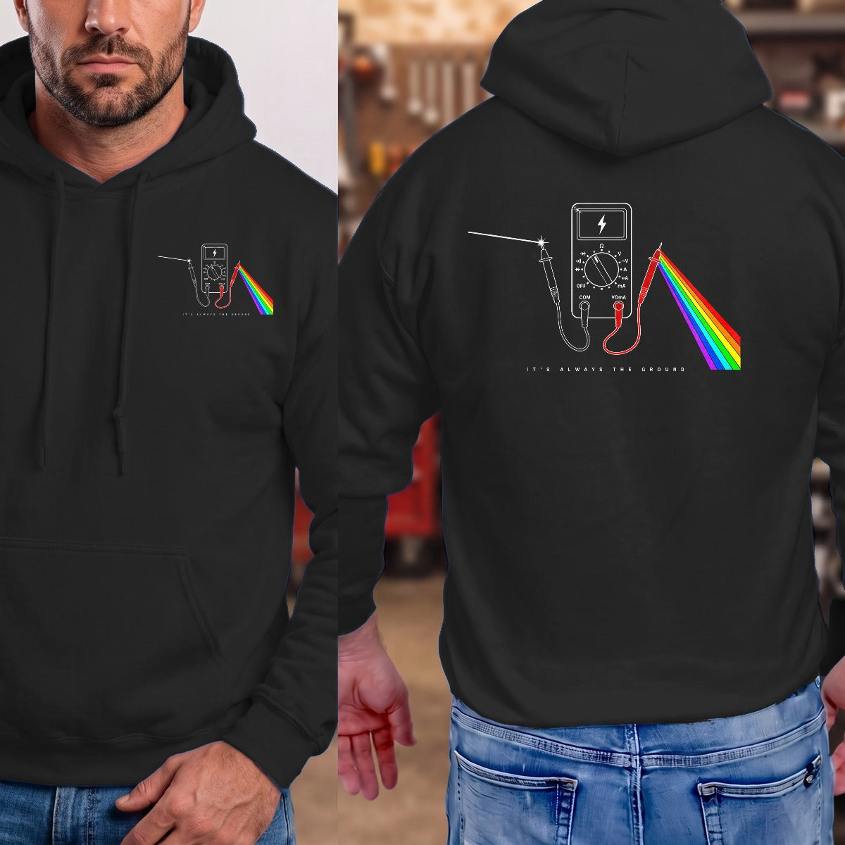 Black | Front & Back
