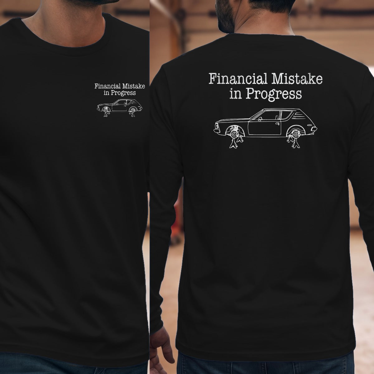 Black | Left Chest + Back