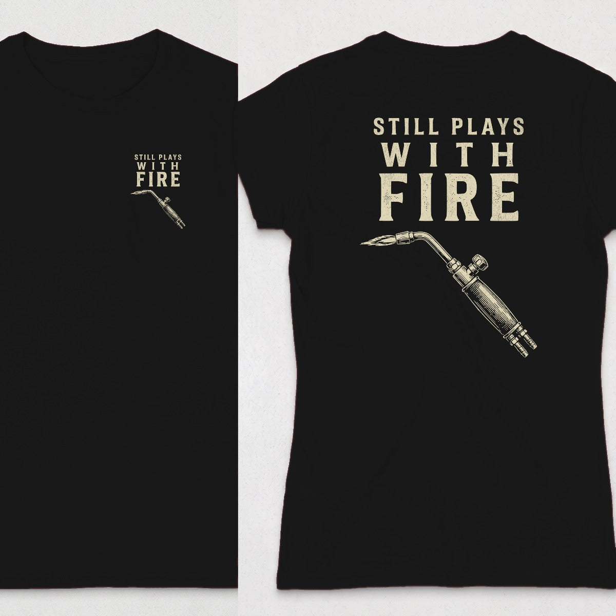 Black | Left Chest + Back