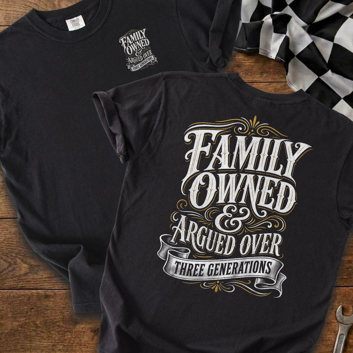 Black | Front & Back
