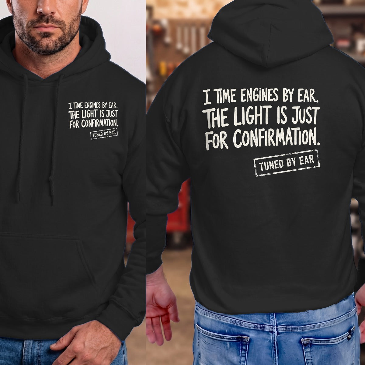 Black | Left Chest + Back