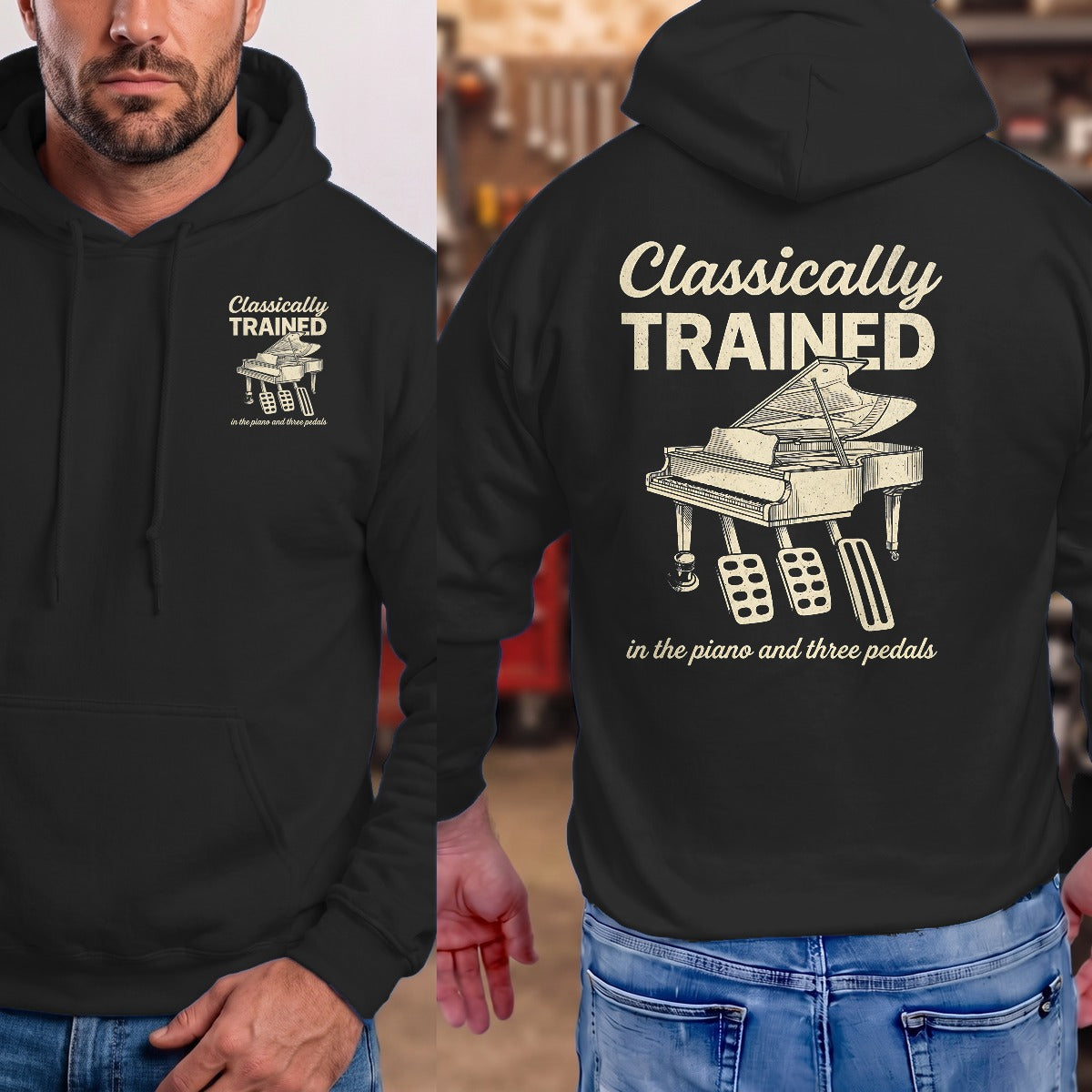 Black | Front & Back