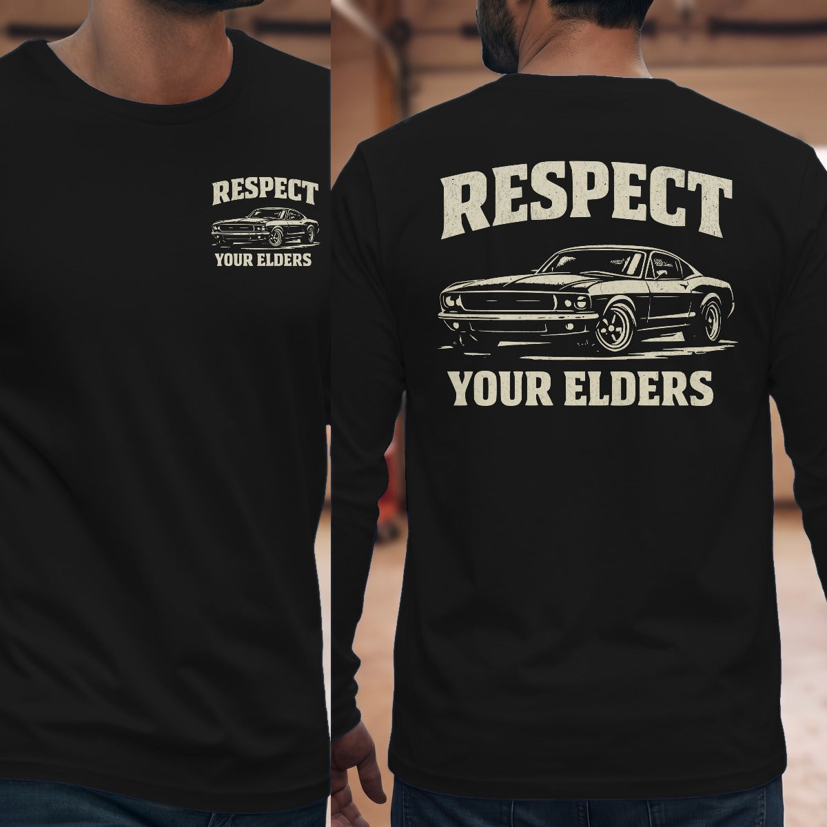 Black | Front & Back