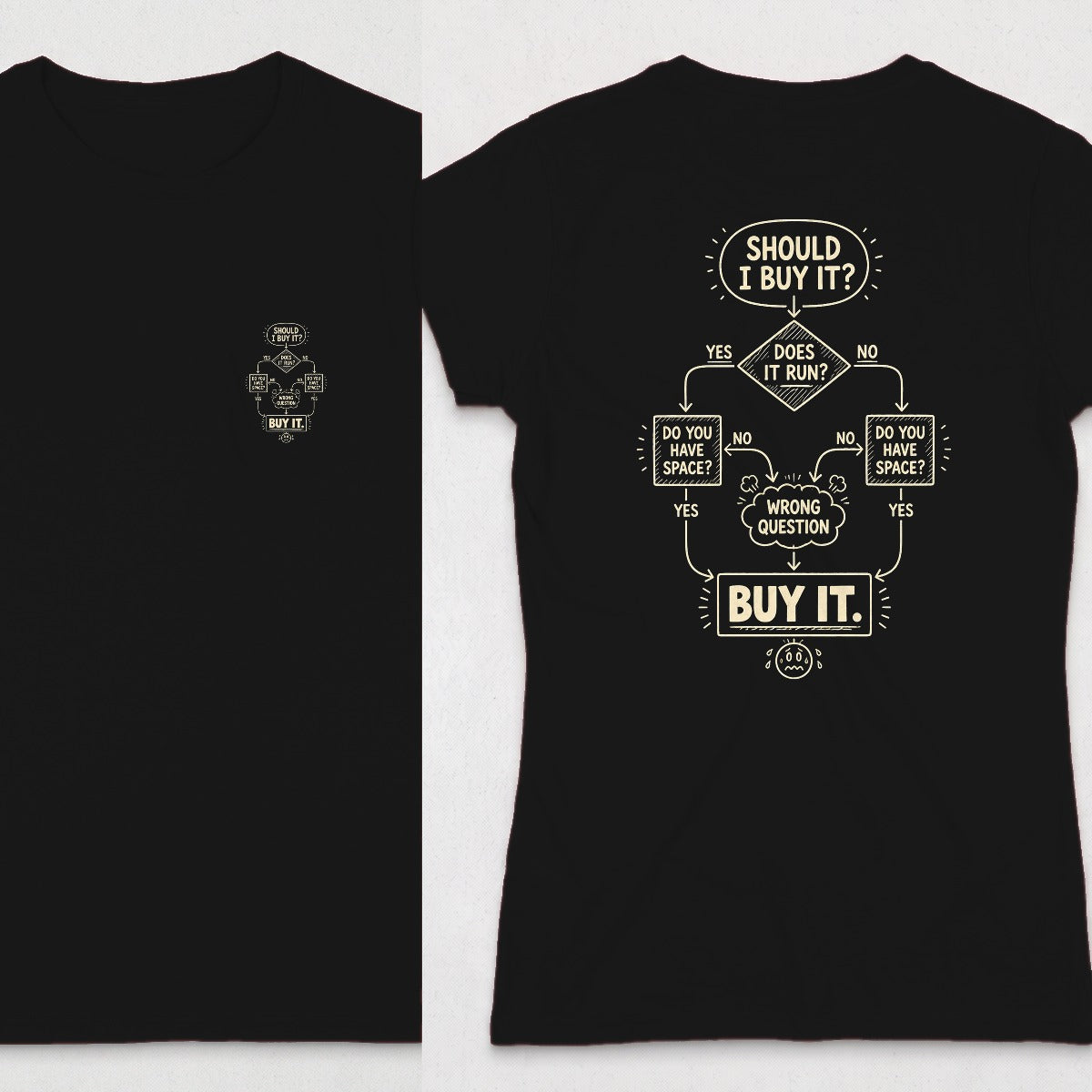 Black | Front & Back