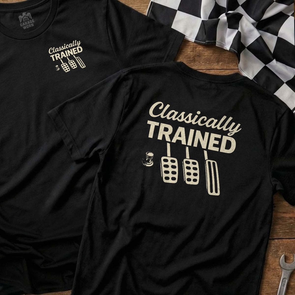 Black | Left Chest + Back