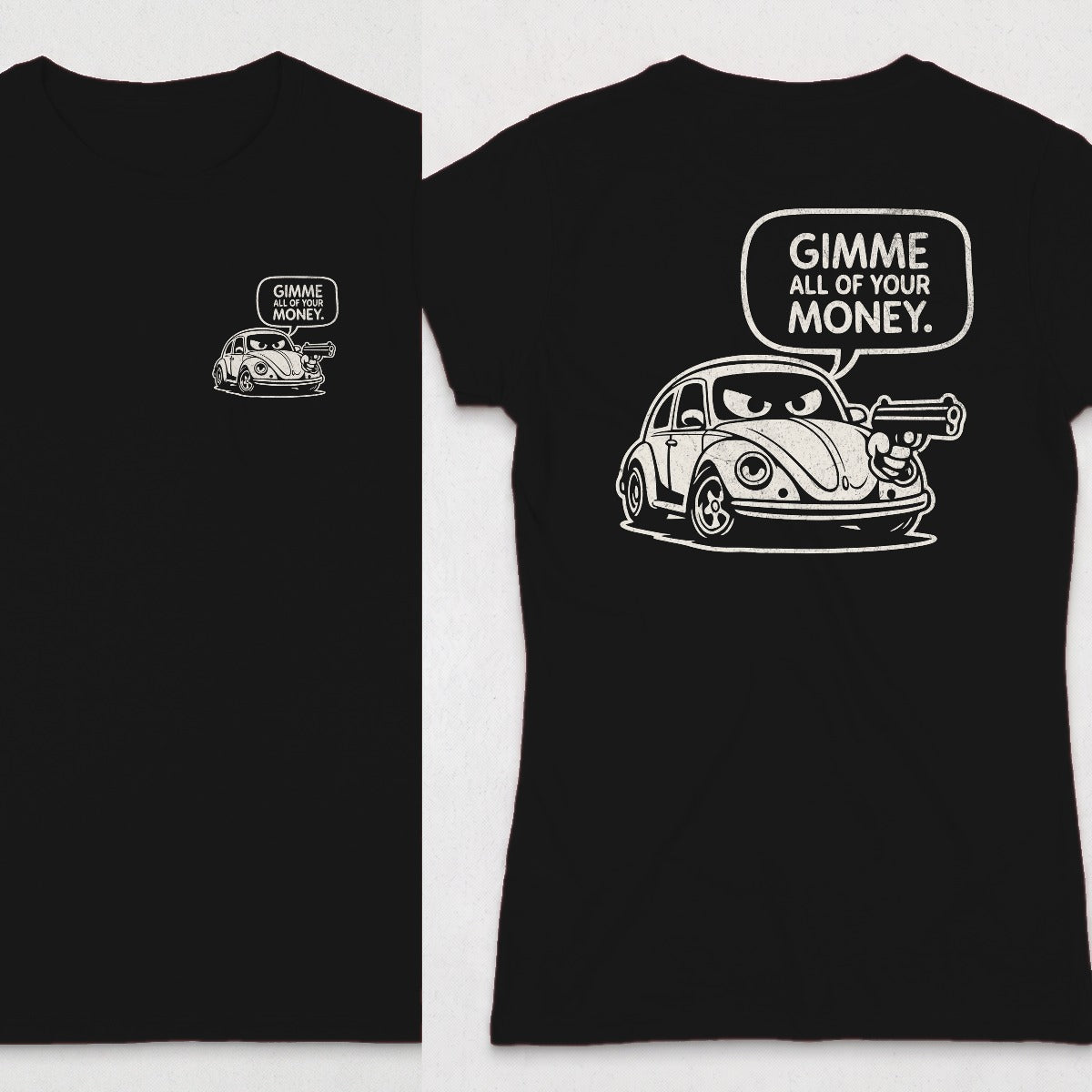 Black | Left Chest + Back