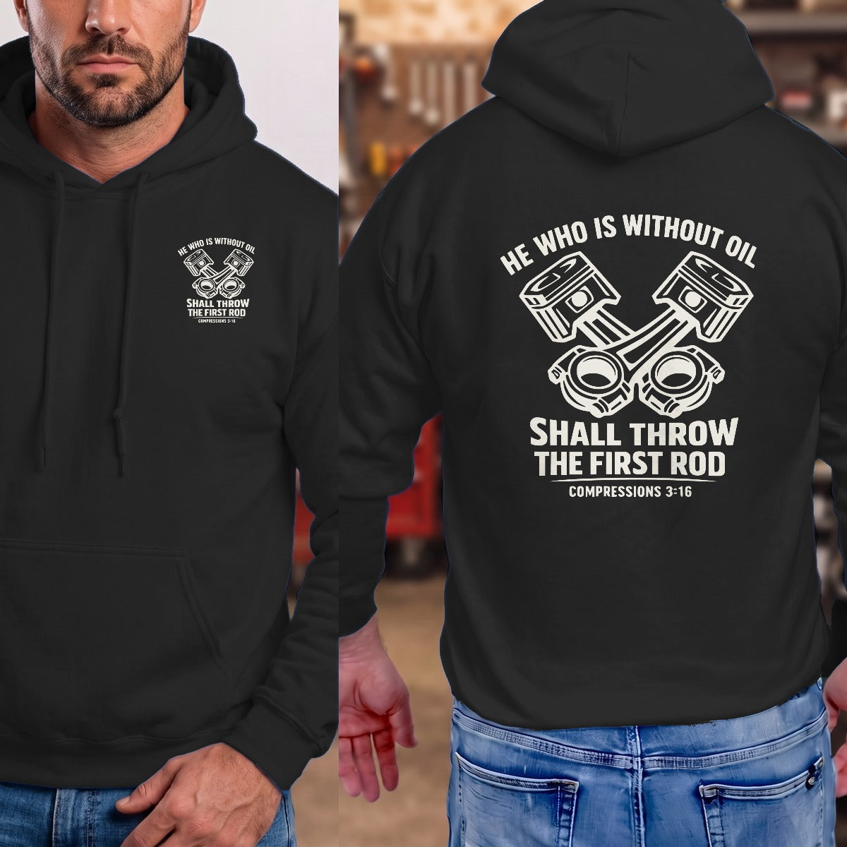 Black | Left Chest + Back