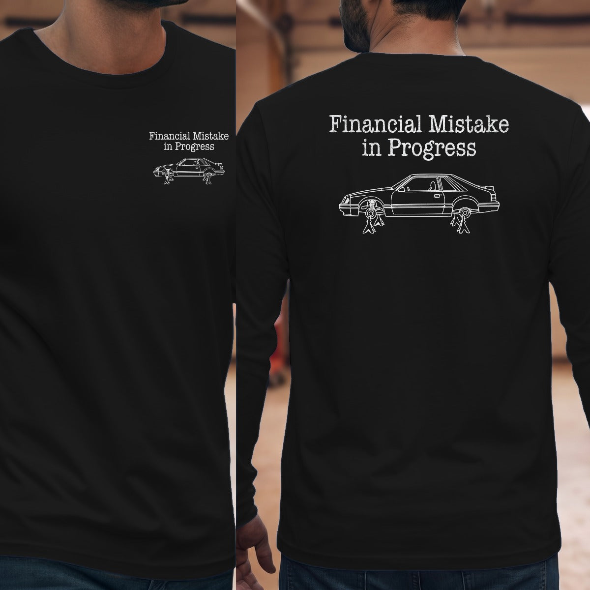 Black | Left Chest + Back