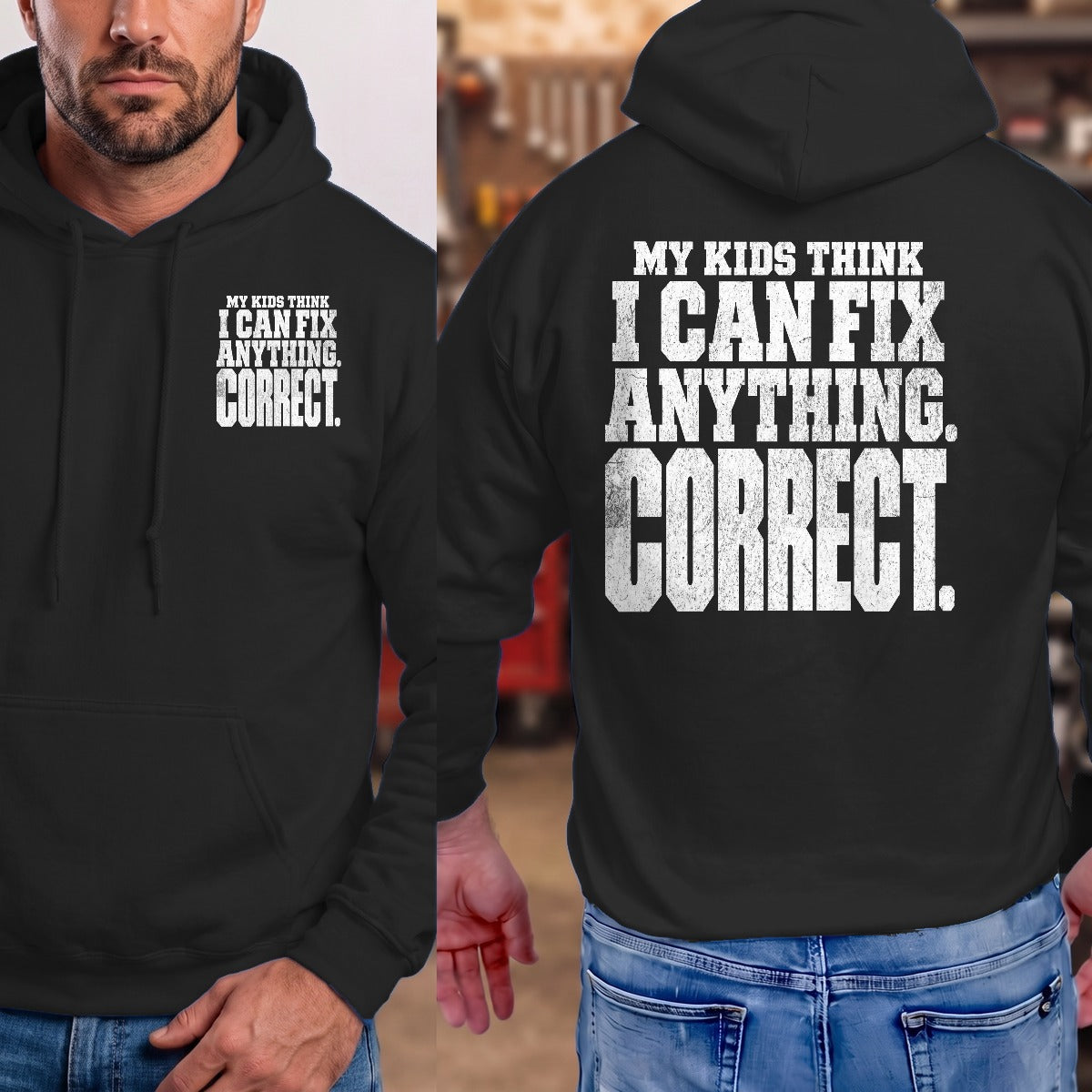 Black | Front & Back