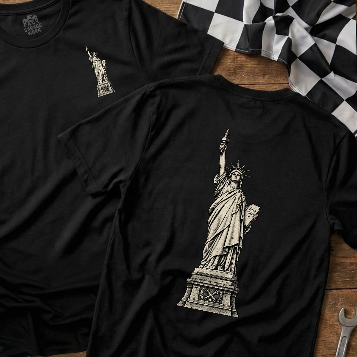 Black | Front & Back