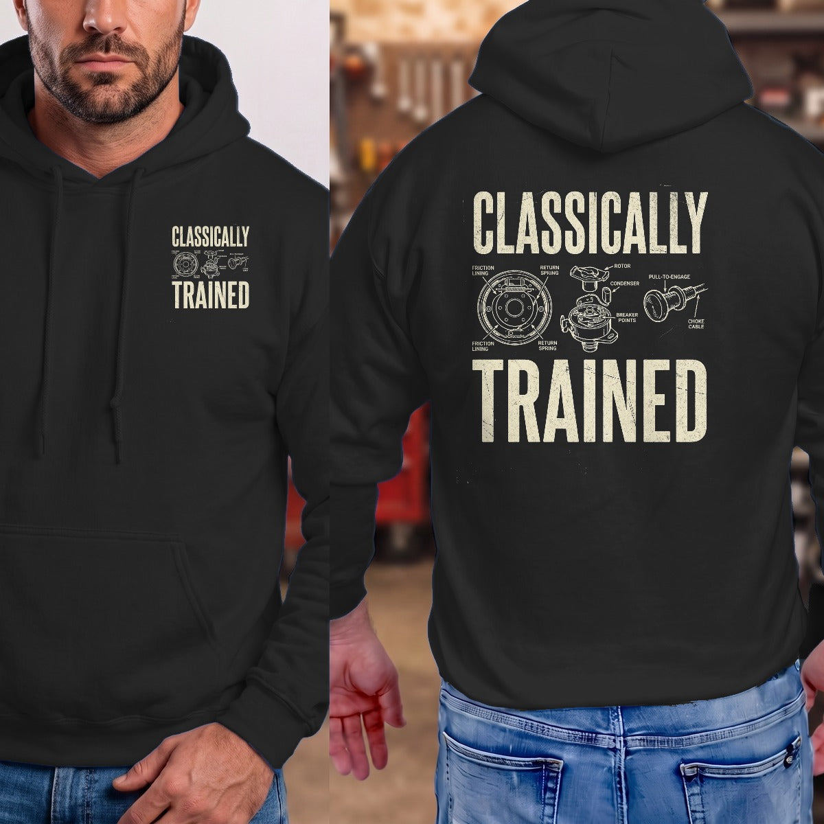 Black | Front & Back