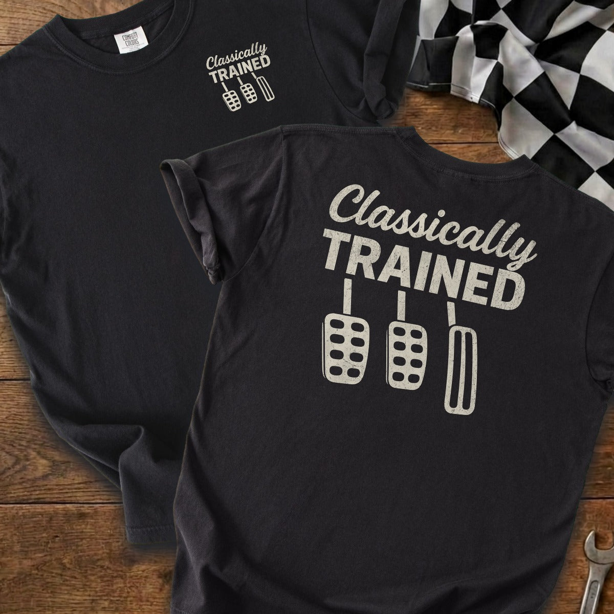 Black | Left Chest + Back