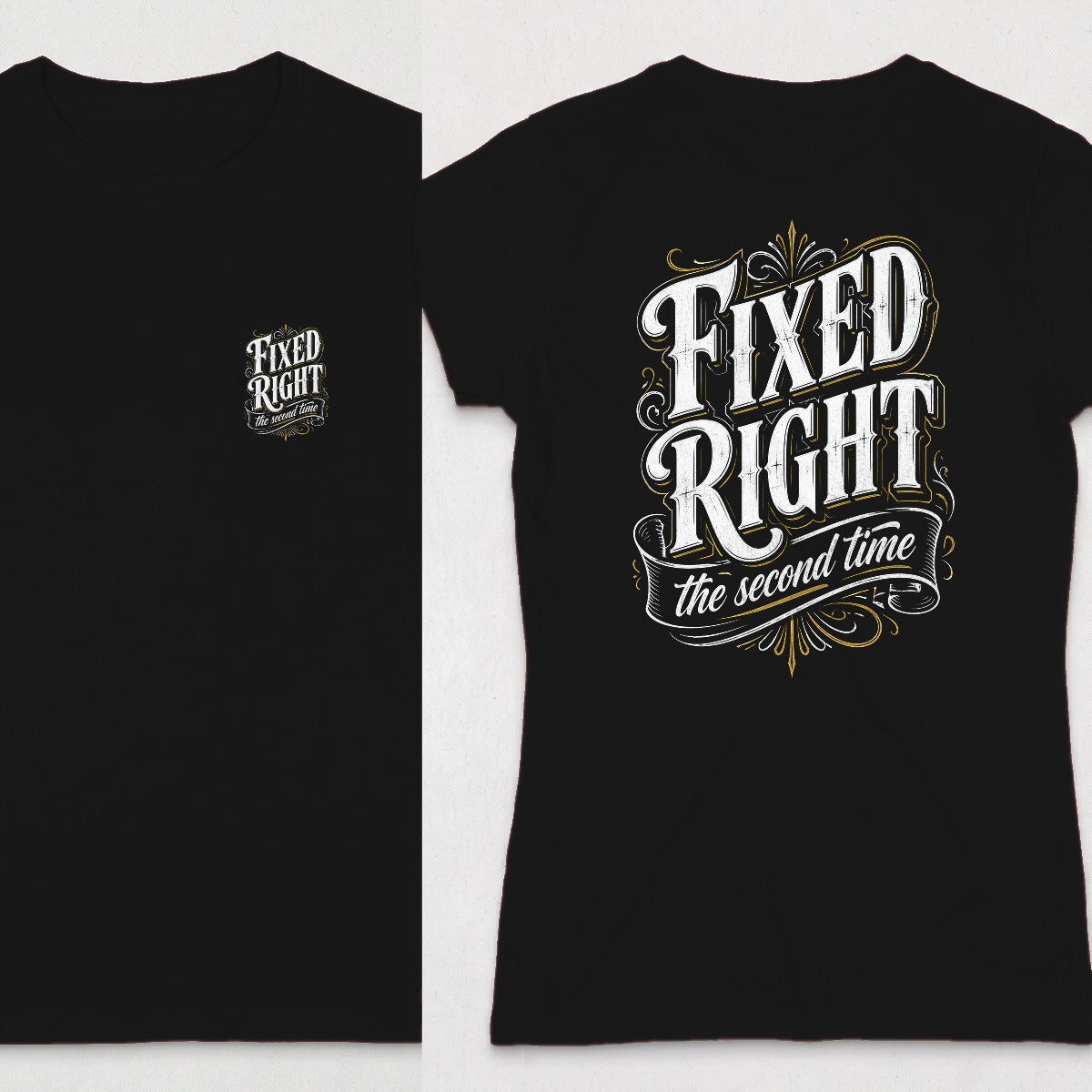Black | Front & Back