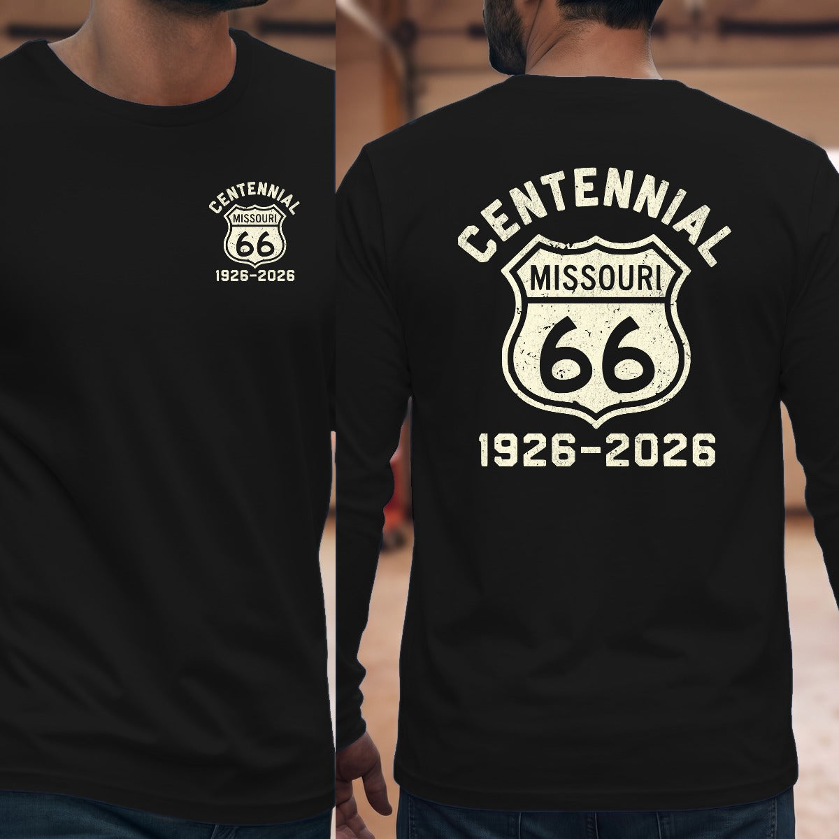 Black | Left Chest + Back