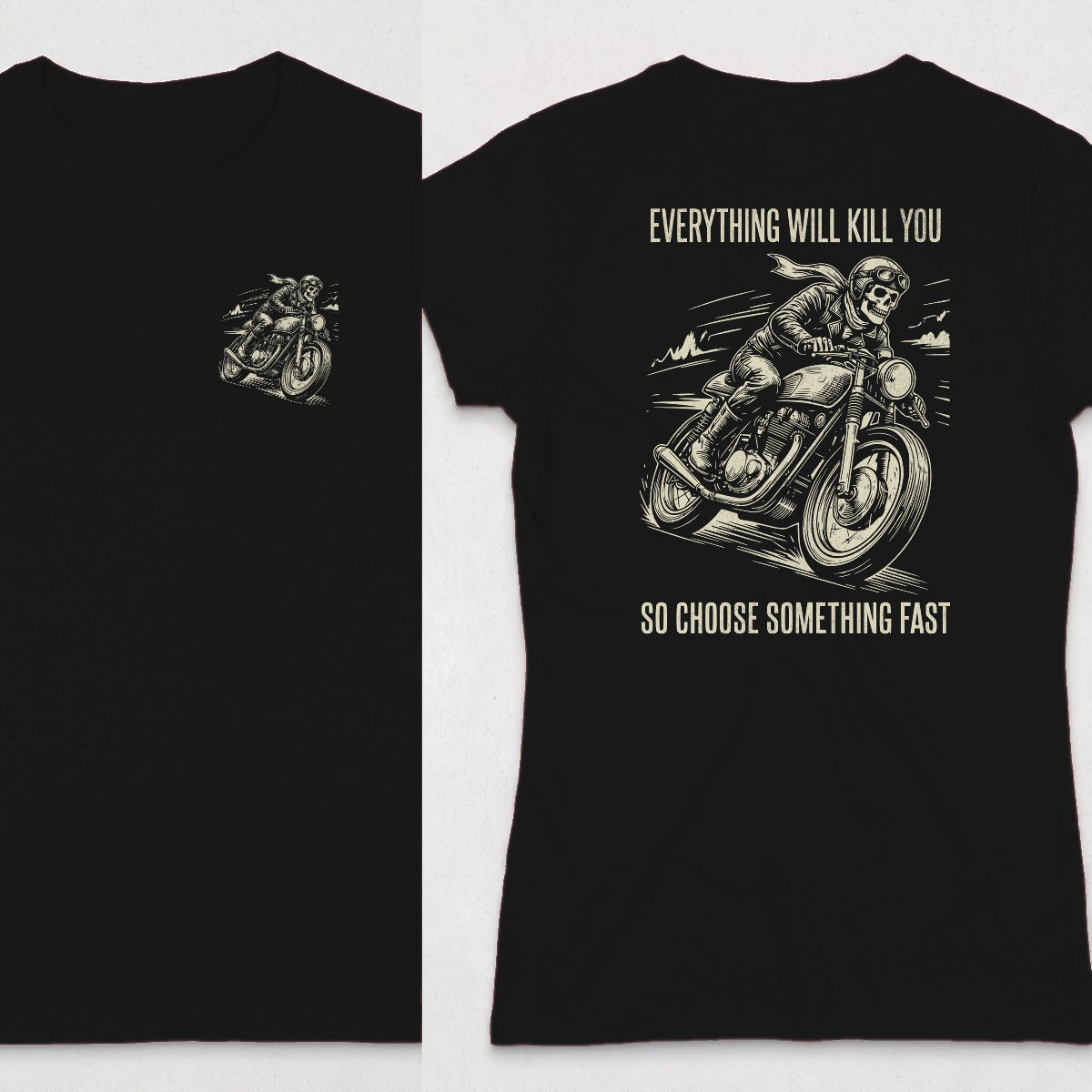 Black | Left Chest + Back