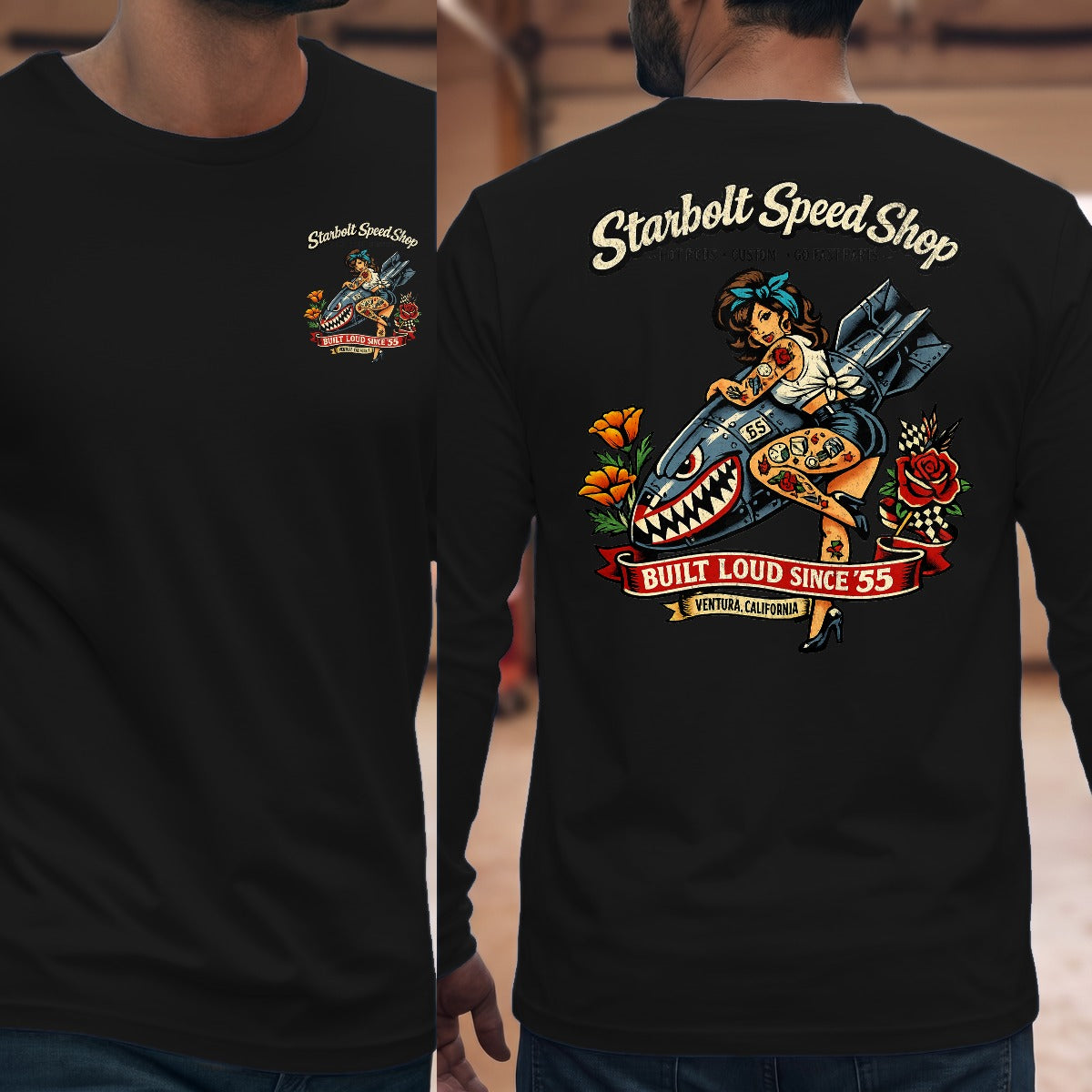 Black | Front & Back