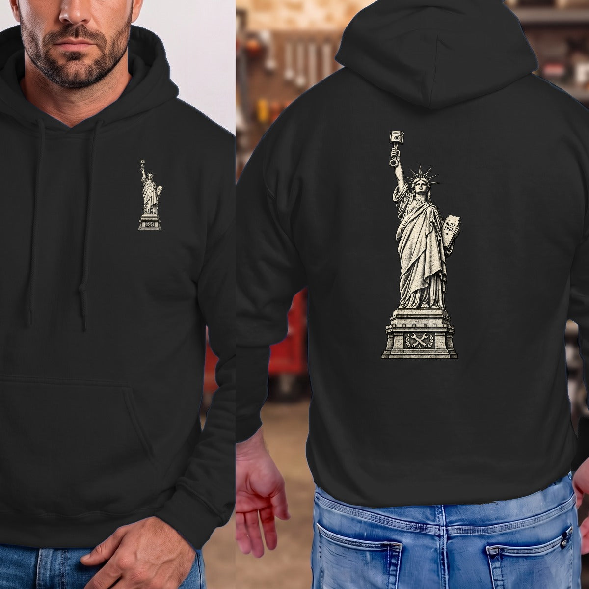 Black | Front & Back