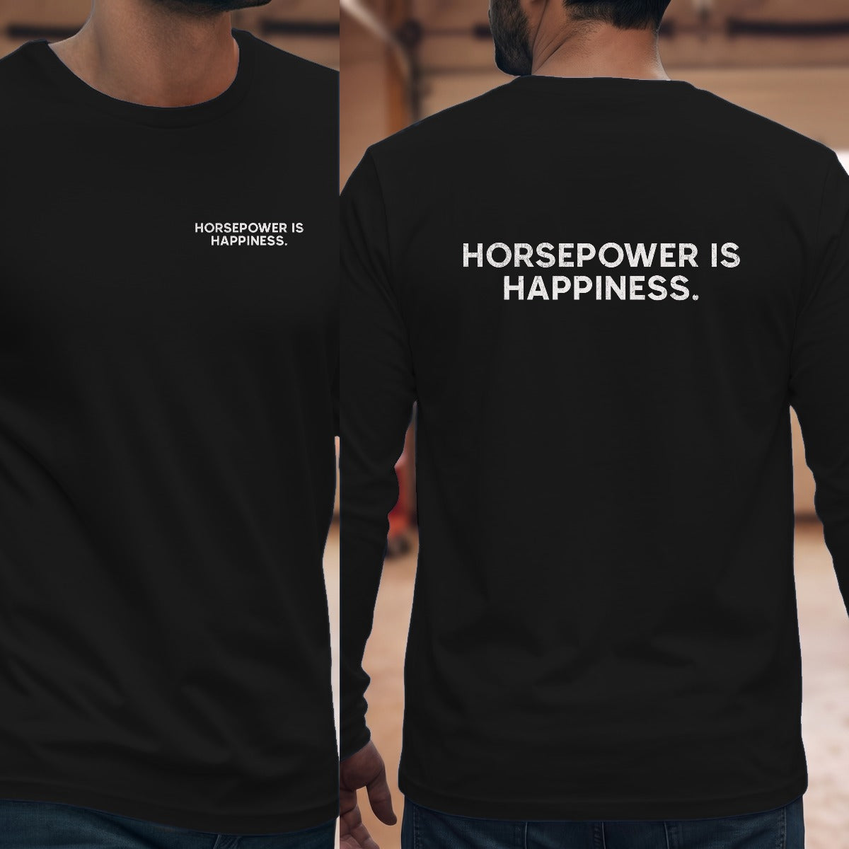 Black | Left Chest + Back