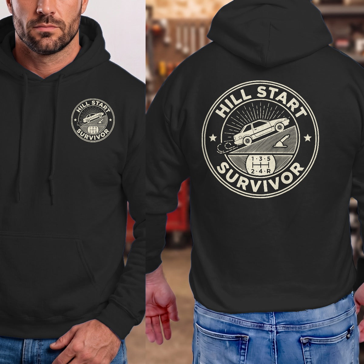 Black | Front & Back