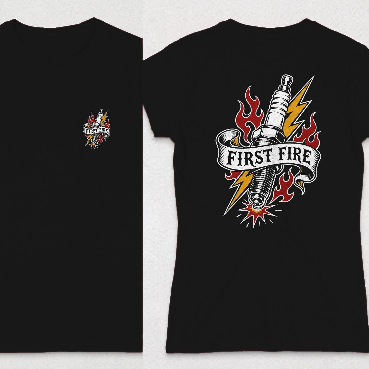 Black | Front & Back