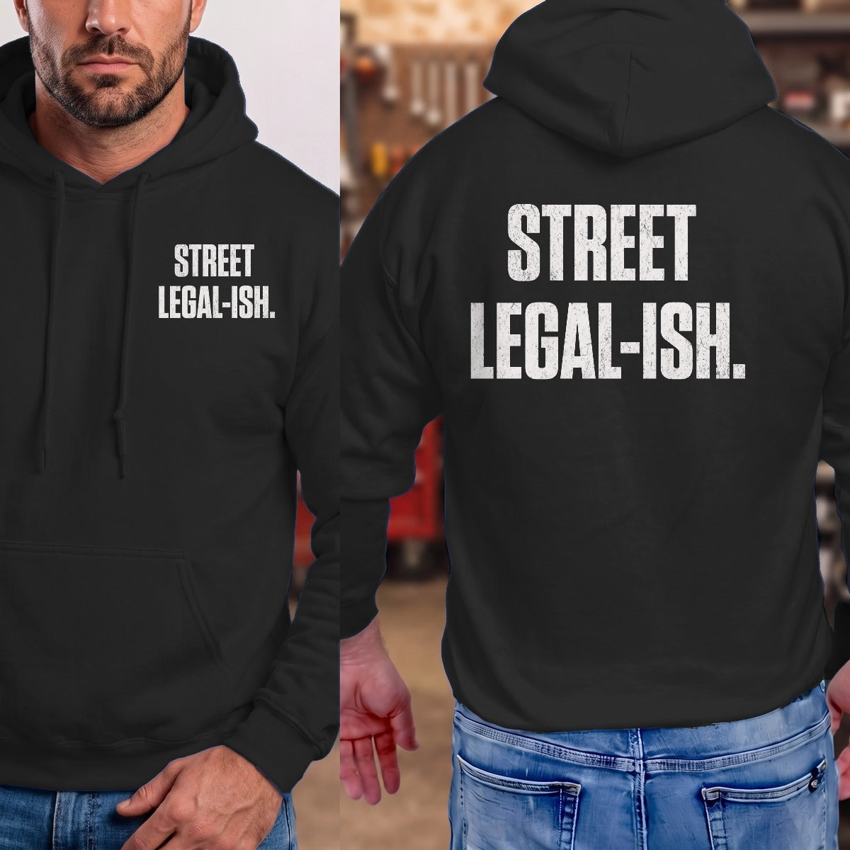 Black | Front & Back