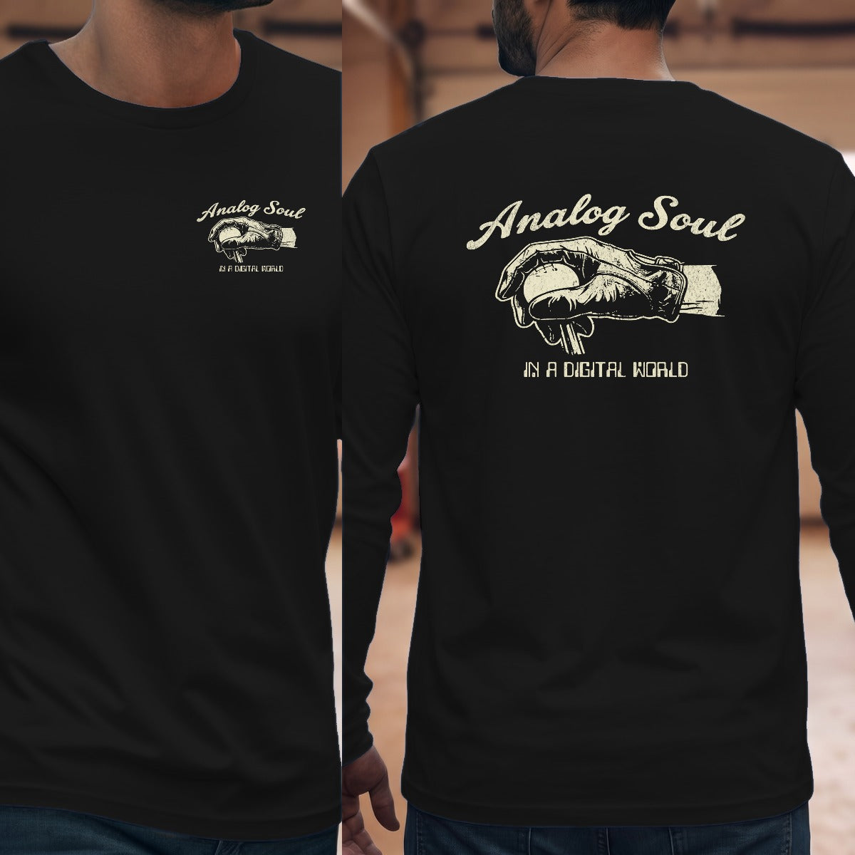Black | Left Chest + Back