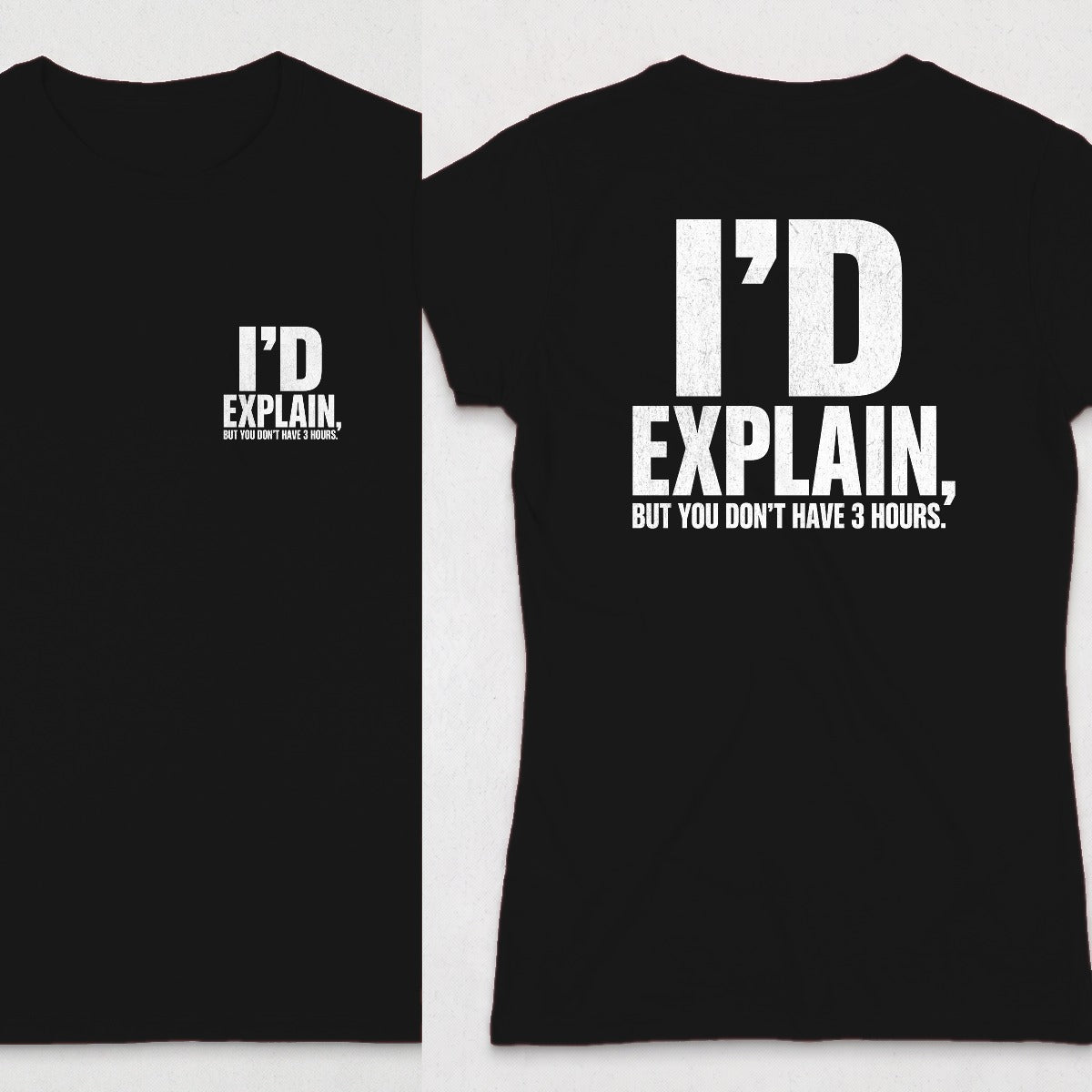 Black | Front & Back