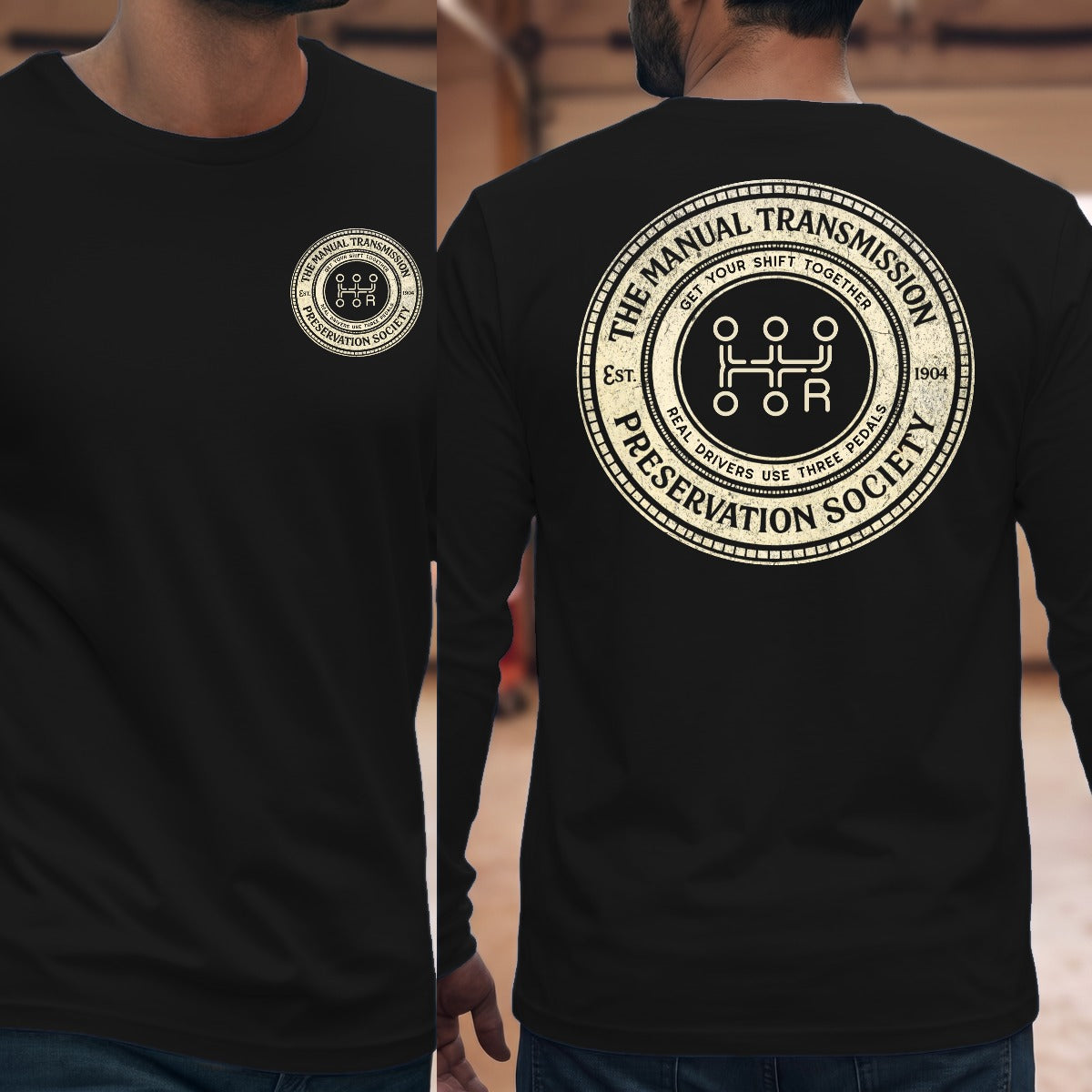 Black | Front & Back