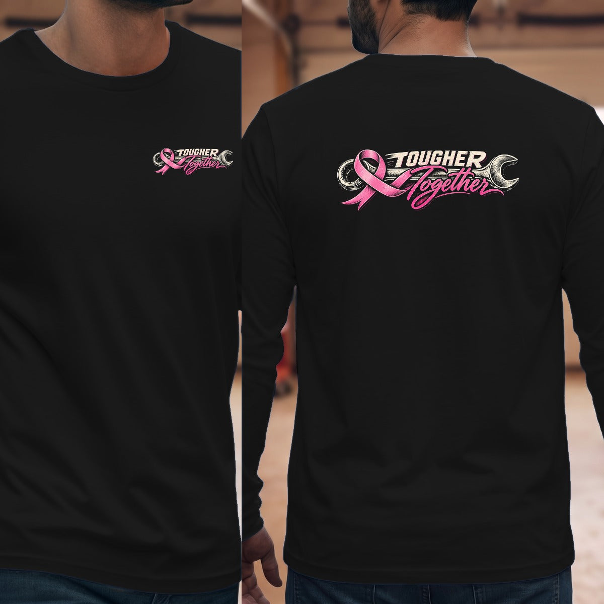 Black | Left Chest + Back