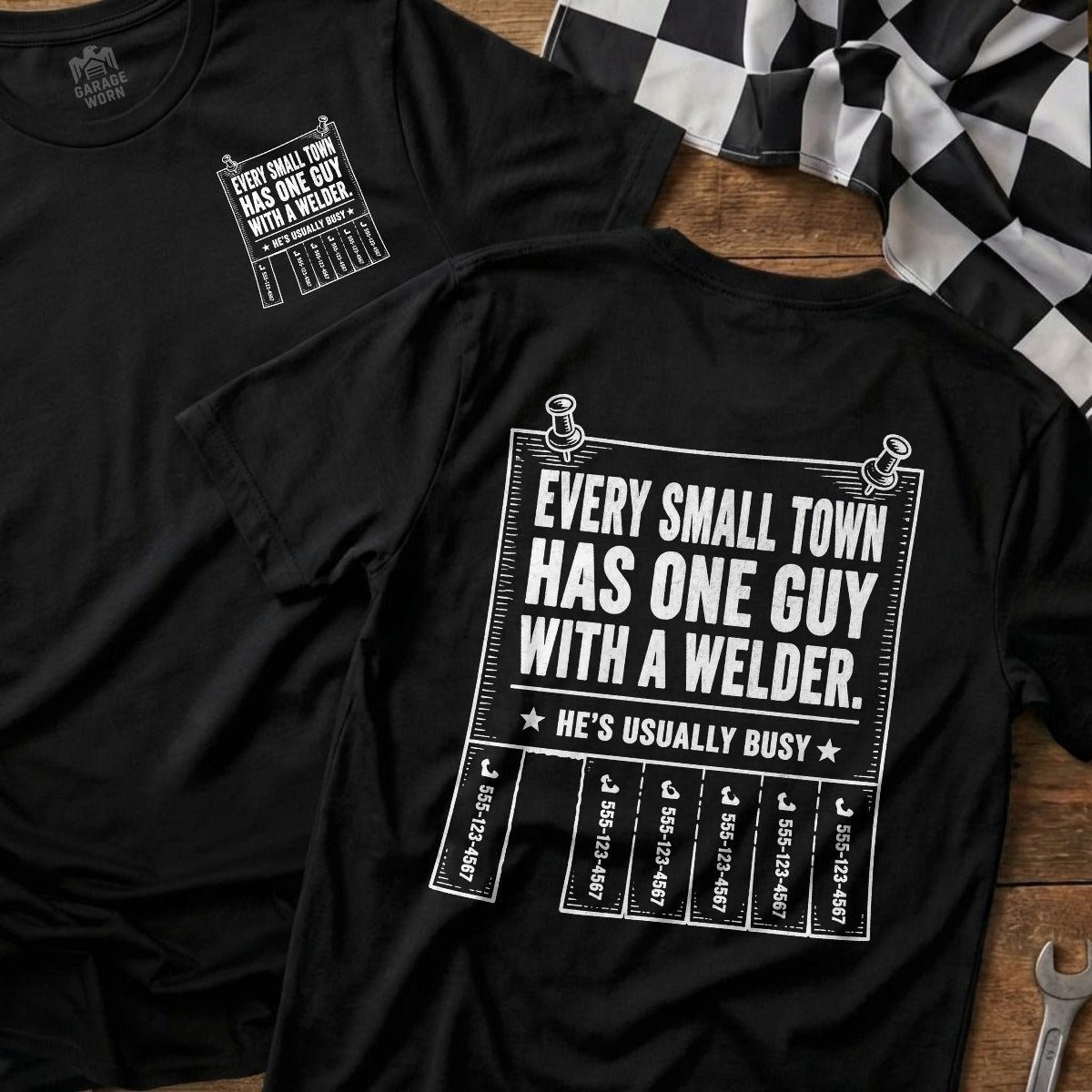 Black | Front & Back