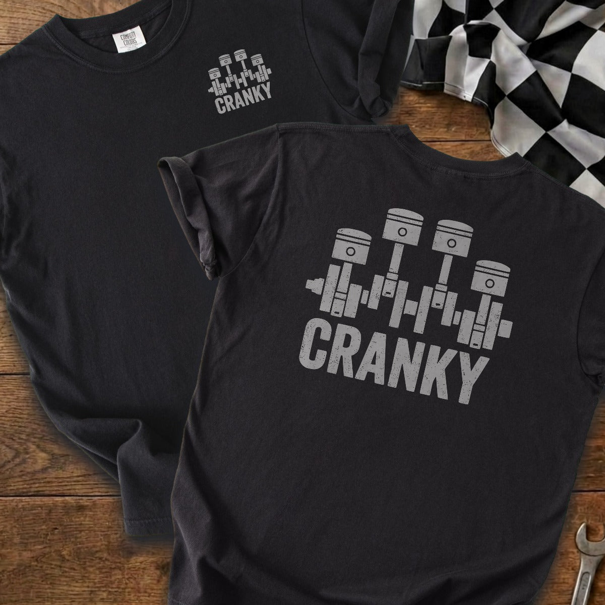 Black | Left Chest + Back