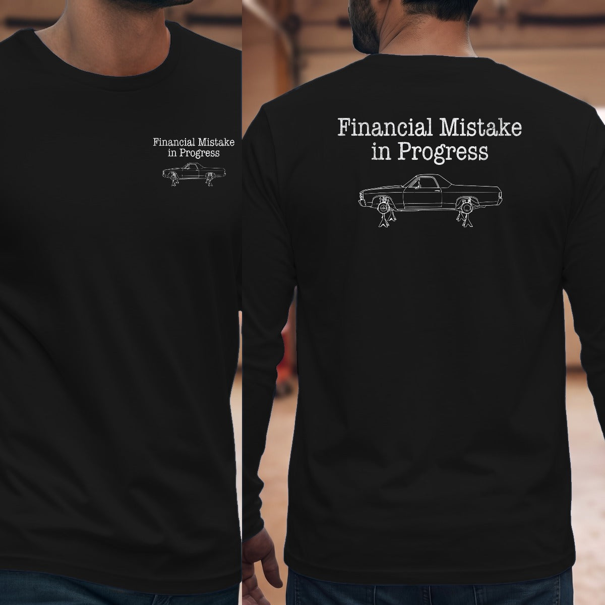 Black | Left Chest + Back