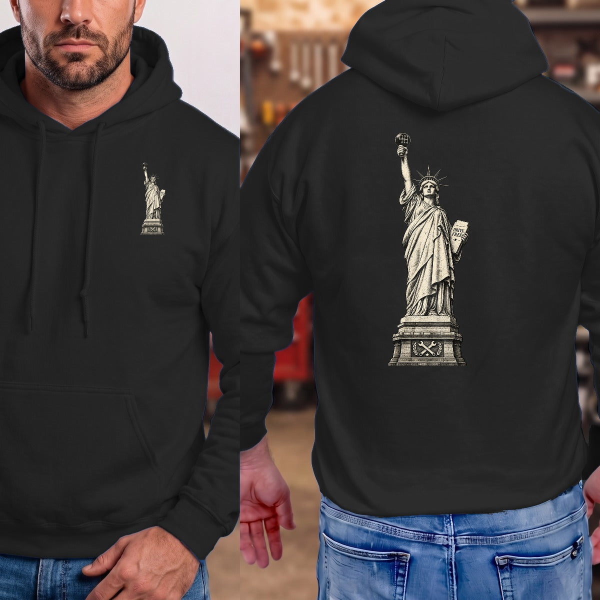 Black | Front & Back