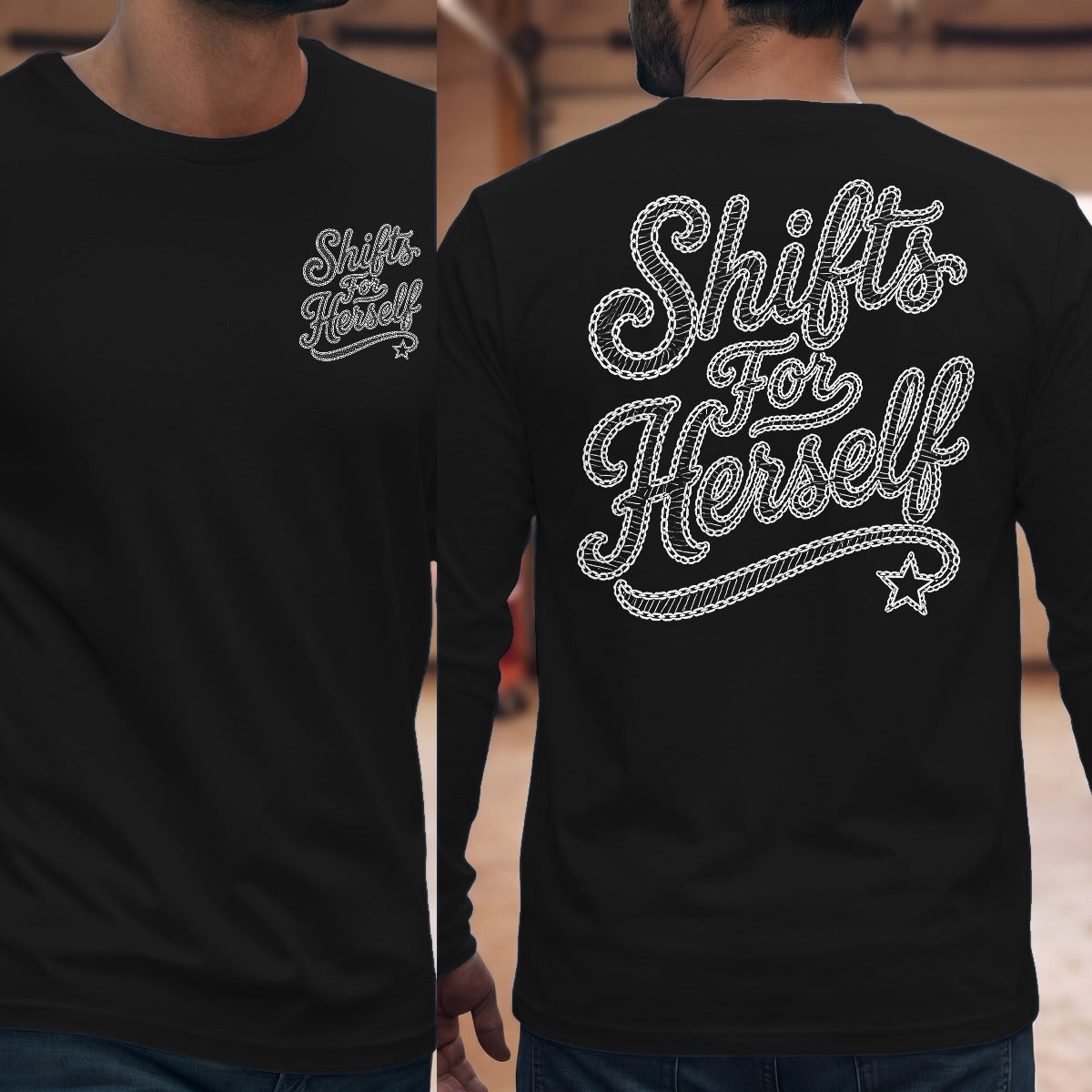 Black | Front & Back
