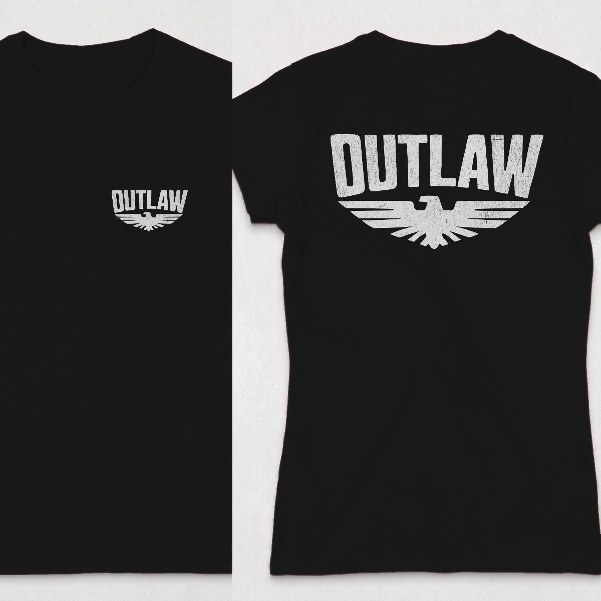 Black | Left Chest + Back