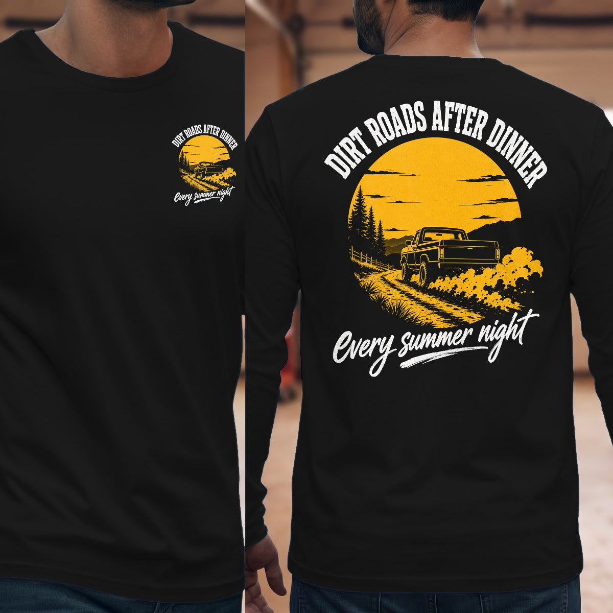 Black | Front & Back