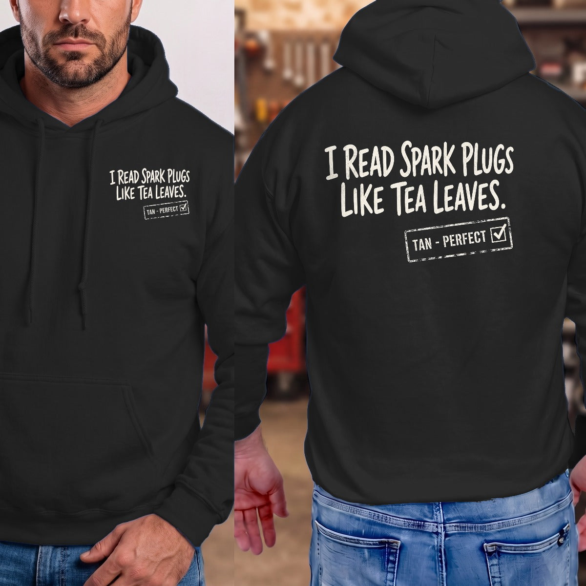 Black | Left Chest + Back