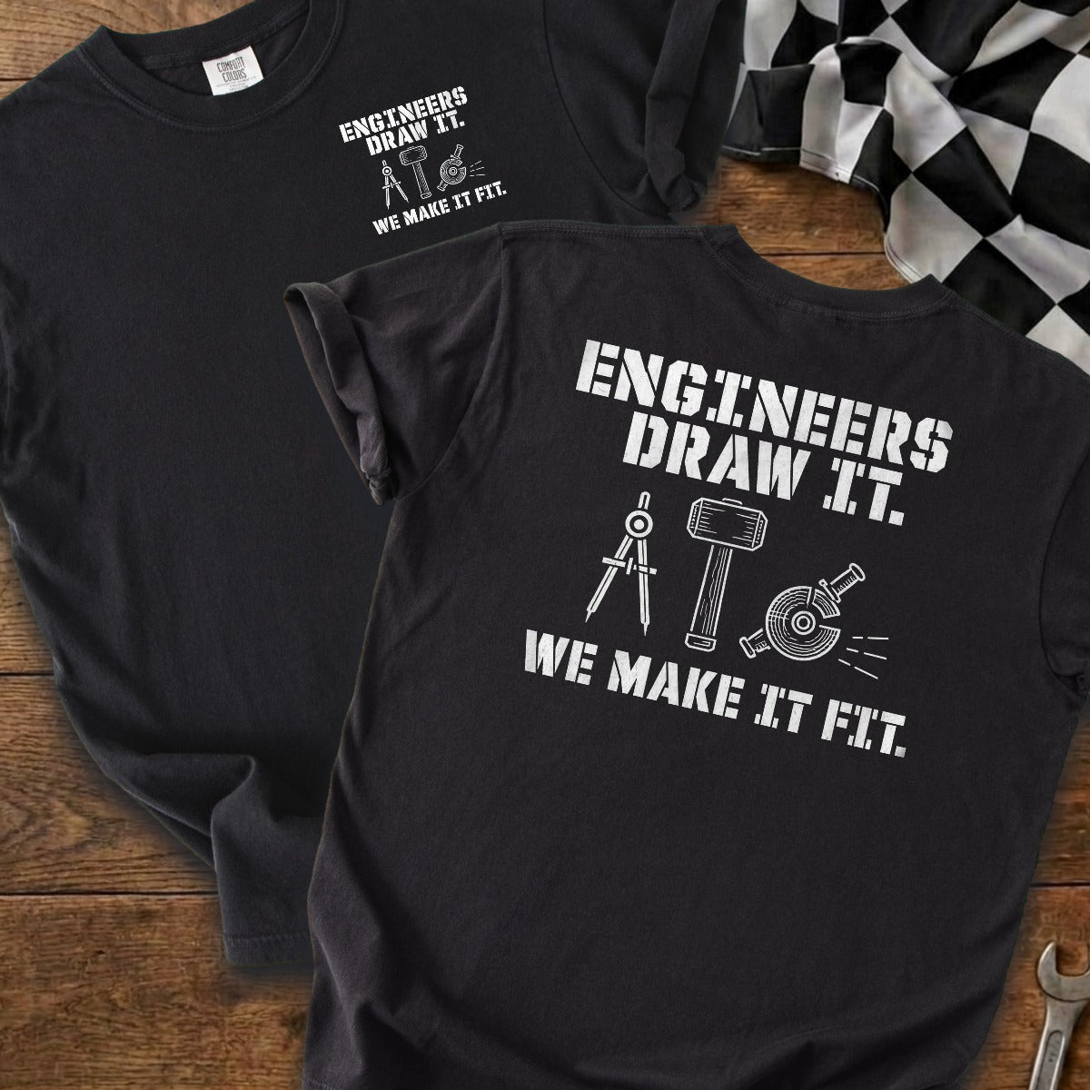 Black | Front & Back