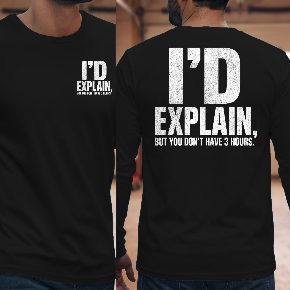 Black | Front & Back