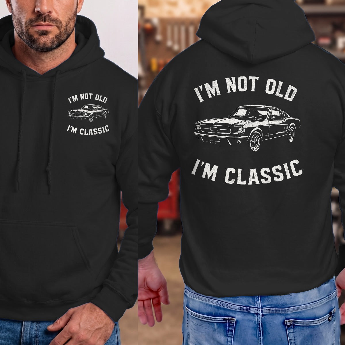 Black | Front & Back