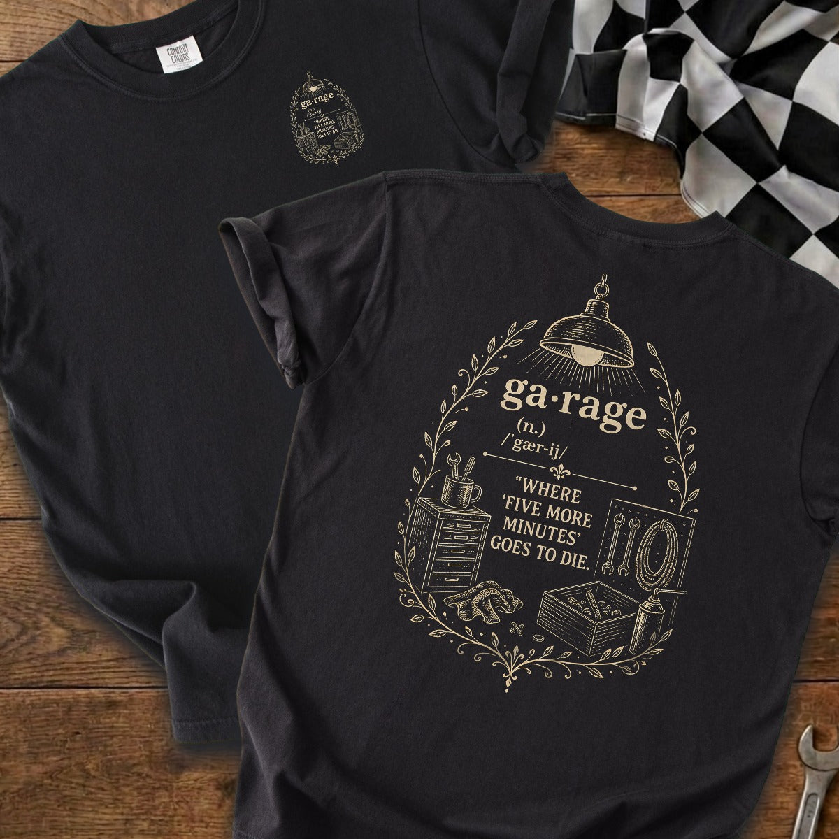 Black | Front & Back