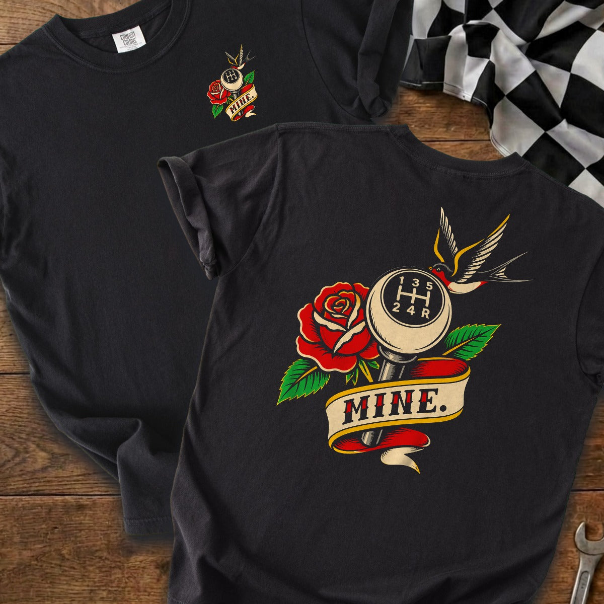 Black | Front & Back