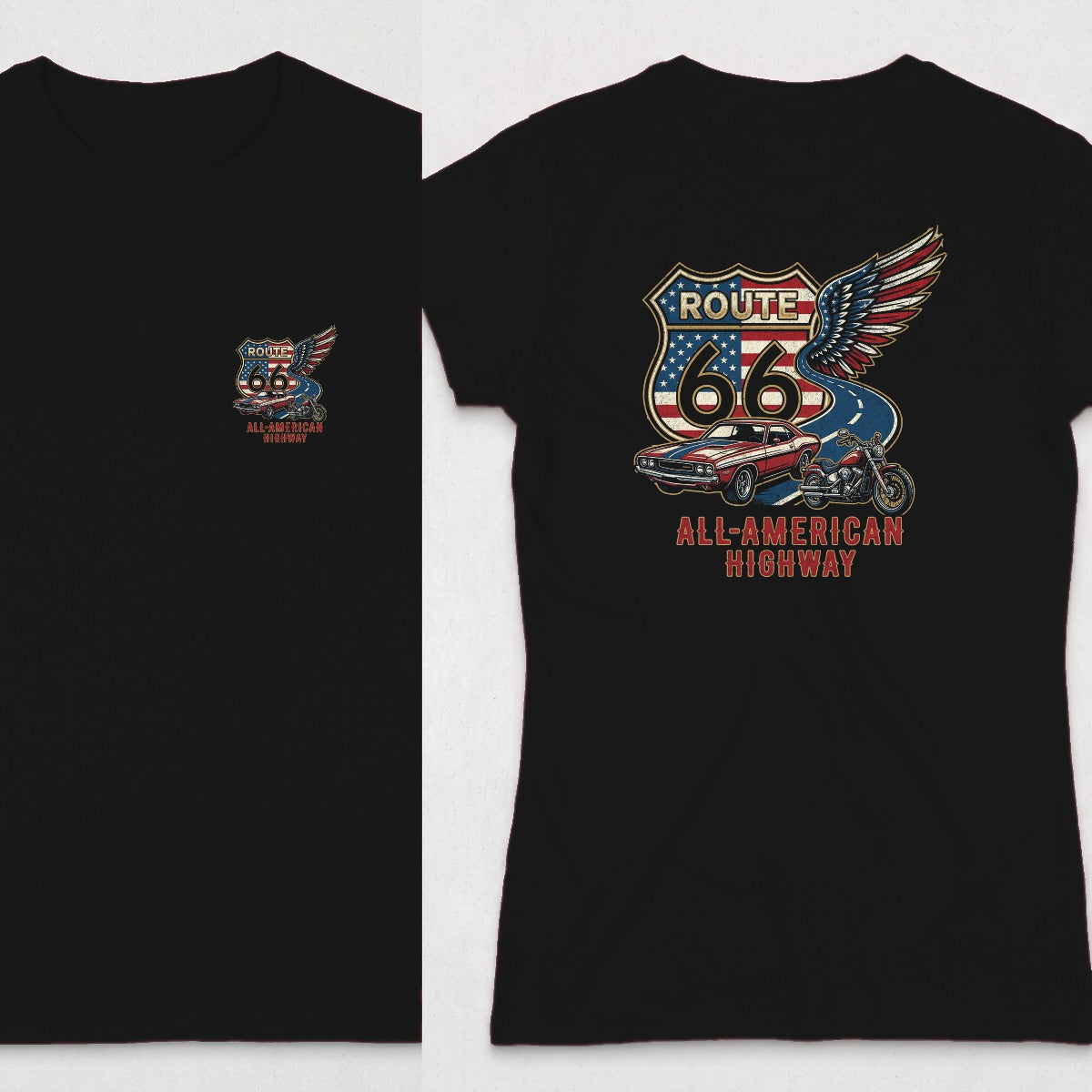 Black | Front & Back