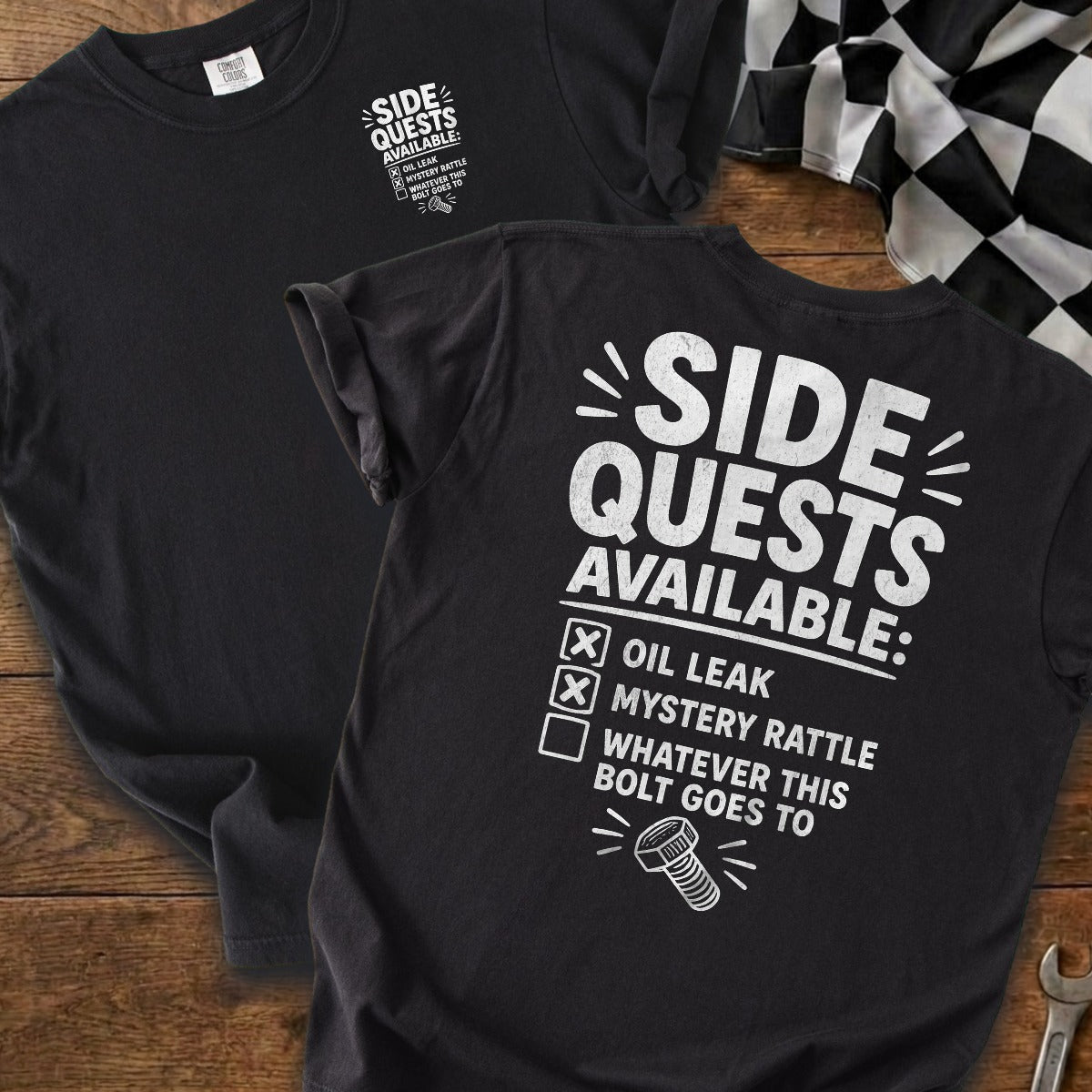 Black | Front & Back