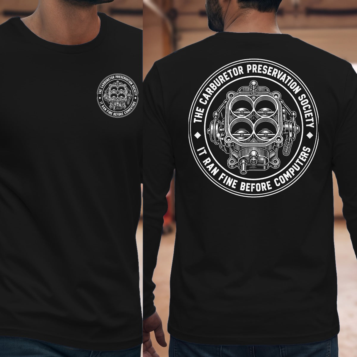 Black | Front & Back