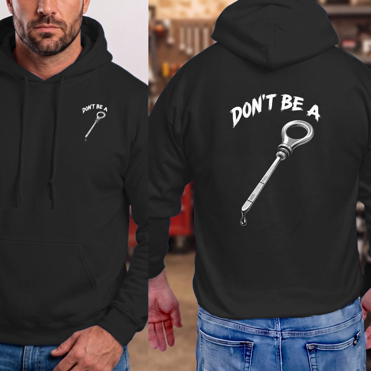 Black | Left Chest + Back